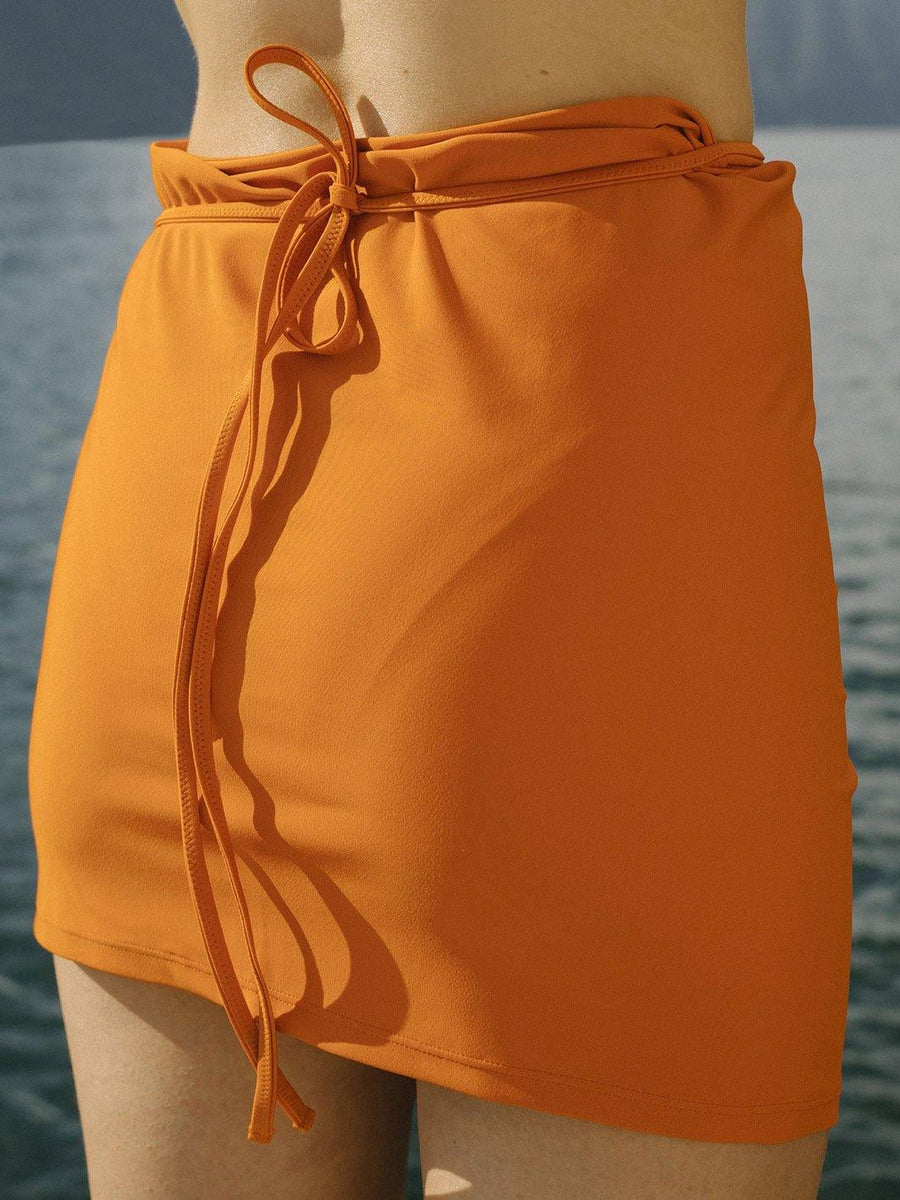 Beach skirt outlet orange