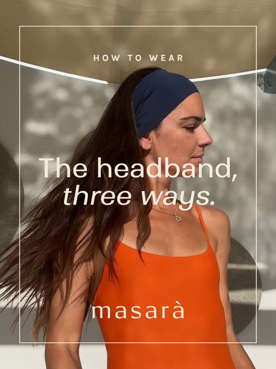 Three ways to wear the Pirate headband
