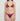 Woman wearing a purple bikini against a plain background