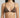 Brown bra worn by a model on a plain background