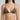 Brown bra worn by a model on a plain background