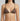 Brown bra worn by a model on a plain background