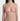 Woman wearing a pink bikini against a white background