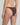 Brown bikini bottom worn by a person on a plain background