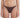 Brown bikini bottom worn by a person on a white background