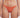 Person wearing orange bikini bottoms on a plain background