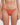 Person wearing orange bikini bottoms on a plain background