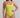 Woman wearing a yellow one-piece swimsuit against a plain background