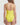 Yellow swimsuit worn by a person on a white background