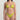 Woman wearing a green bikini against a plain background