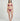 Woman wearing a purple bikini on a white background