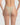 Beige underwear worn by a person on a plain background