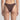 Brown bikini bottom on a plain background