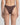 Brown bikini bottom on a plain background