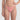Person wearing a pink bikini bottom on a plain background