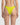 Yellow bikini bottom on a plain background