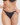 Person wearing black bikini bottoms on a plain background