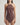 Brown halter neck swimsuit on a plain background