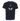 Boujee Tee in Midnight Navy, oversized unisex fit with a ribbed collar