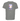 Magnetic Tee in Heather Grey, oversized unisex fit with a ribbed collar