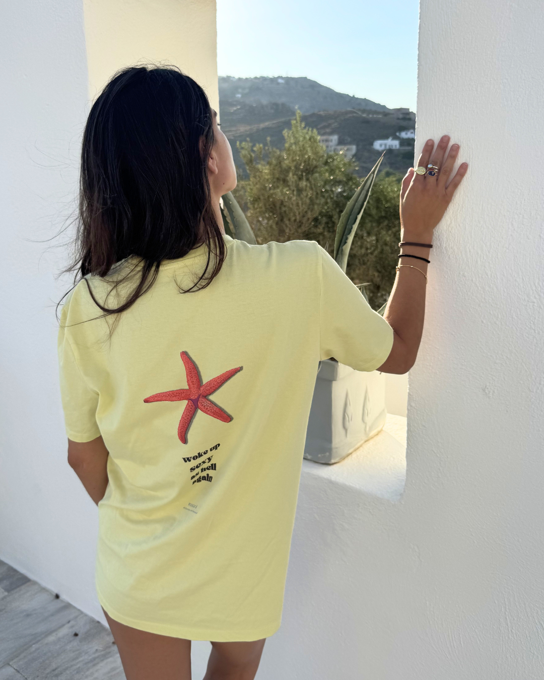 Sexy as Hell Tee by Masarà, an oversized organic cotton T-shirt