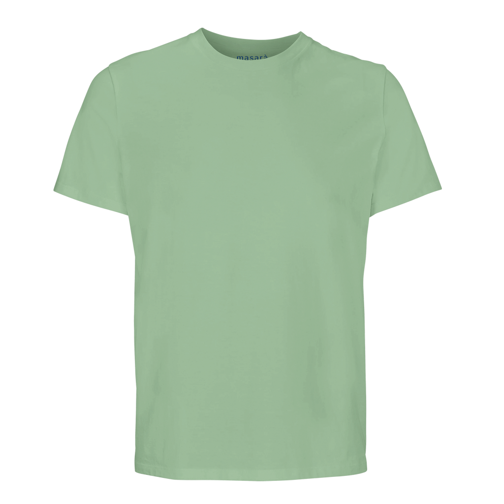 Sparkley Shell Tee in organic cotton, oversized unisex fit with a ribbed collar