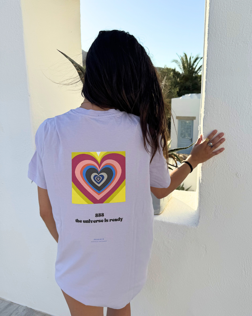 Universe Ready Tee by Masarà, an oversized organic cotton T-shirt