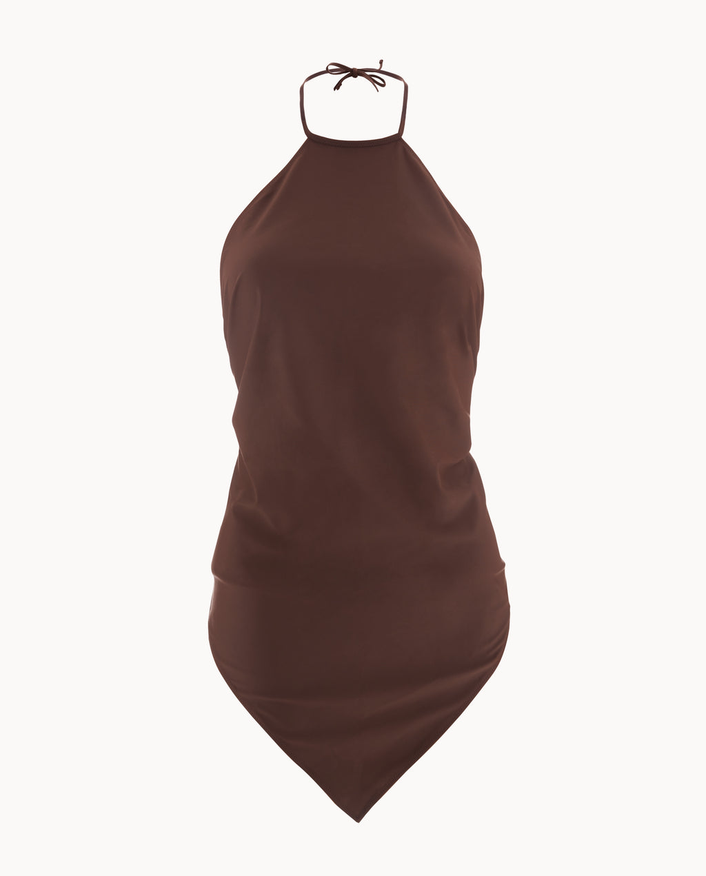 Panama Foulard Top Chocolate Brown