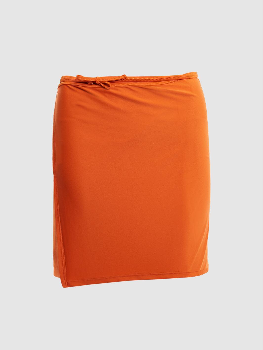 yaya beach skirt paprika orange - masarà