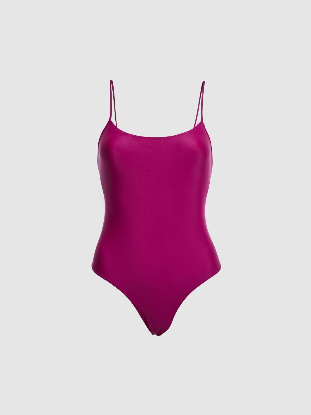 niki one piece swimsuit purple grape - masarà